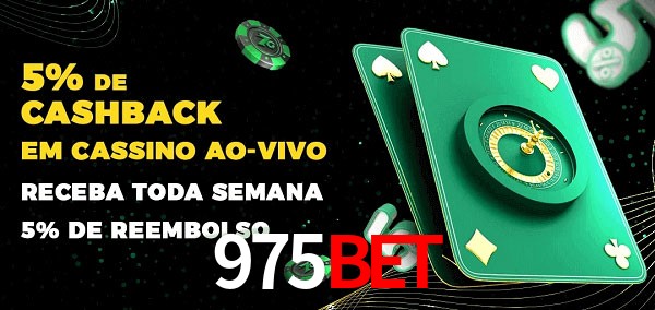 Promoções do cassino ao Vivo 975bet
